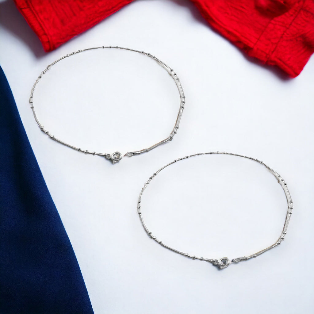 Buy Peora Fancy Silver Plated Heart Charm Link Chain Bracelet-PX9B29 online