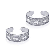 Taraash 925 Sterling Silver Feet Design Toe Ring For Women LR1149A - Taraash