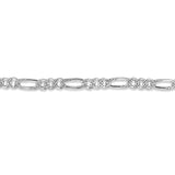 Taraash 925 Sterling Silver Figaro Chain For Men | Neckchain - Taraash