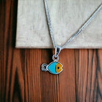 Load image into Gallery viewer, Taraash 925 Sterling Silver Fish Pendant Set For Girls - Taraash