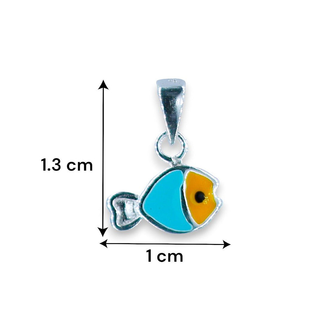 Taraash 925 Sterling Silver Fish Pendant Set For Girls - Taraash