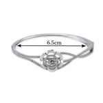 Load image into Gallery viewer, Taraash 925 Sterling Silver Floral Bangle For Women - Taraash