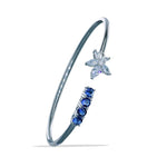 Load image into Gallery viewer, Taraash 925 Sterling Silver Floral CZ Bangle For Women - Taraash