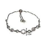 Taraash 925 Sterling Silver Floral CZ Bracelet For Women - Taraash