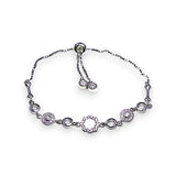 Taraash 925 Sterling Silver Floral CZ Bracelet For Women - Taraash