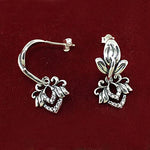 Load image into Gallery viewer, Taraash 925 Sterling Silver Floral Earrings For Women | Drop Antique Earring - Taraash