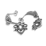 Load image into Gallery viewer, Taraash 925 Sterling Silver Floral Earrings For Women | Drop Antique Earring - Taraash