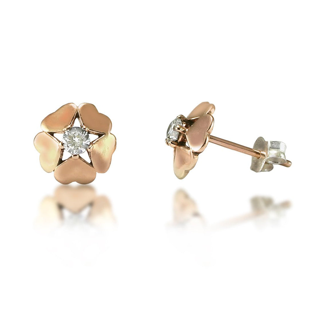 Taraash 925 Sterling silver Floral Earrings Stud | Cz Earrings For Women - Taraash