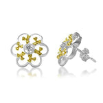 Load image into Gallery viewer, Taraash 925 Sterling Silver Floral Earrings | Stud | Cz Earrings For Women - Taraash
