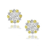 Taraash 925 Sterling Silver Floral Earrings | Stud | Cz Earrings For Women - Taraash
