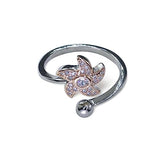 Taraash 925 Sterling Silver Floral Finger Ring For Women - Taraash