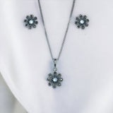 Taraash 925 Sterling Silver Floral Jewellery Set For Women - Taraash