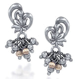 Taraash 925 Sterling Silver Floral Jhumki For Women - Taraash