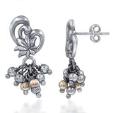 Taraash 925 Sterling Silver Floral Jhumki For Women - Taraash