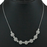 Taraash 925 Sterling Silver Floral Necklace Set For Women - Taraash