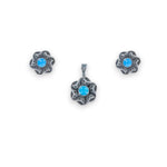 Load image into Gallery viewer, Taraash 925 Sterling Silver Floral Pendant Set For Women - Taraash