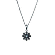 Taraash 925 Sterling Silver Floral Pendant Set For Women - Taraash