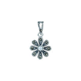 Taraash 925 Sterling Silver Floral Pendant Set For Women - Taraash