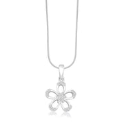 Taraash 925 Sterling Silver Floral Shape Combo Pendant With Chain For Women COMBO PDCH 160 - Taraash