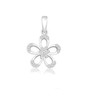 Taraash 925 Sterling Silver Floral Shape Combo Pendant With Chain For Women COMBO PDCH 160 - Taraash