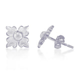 Load image into Gallery viewer, Taraash 925 Sterling Silver Floral Stud Earrings For Women - Taraash