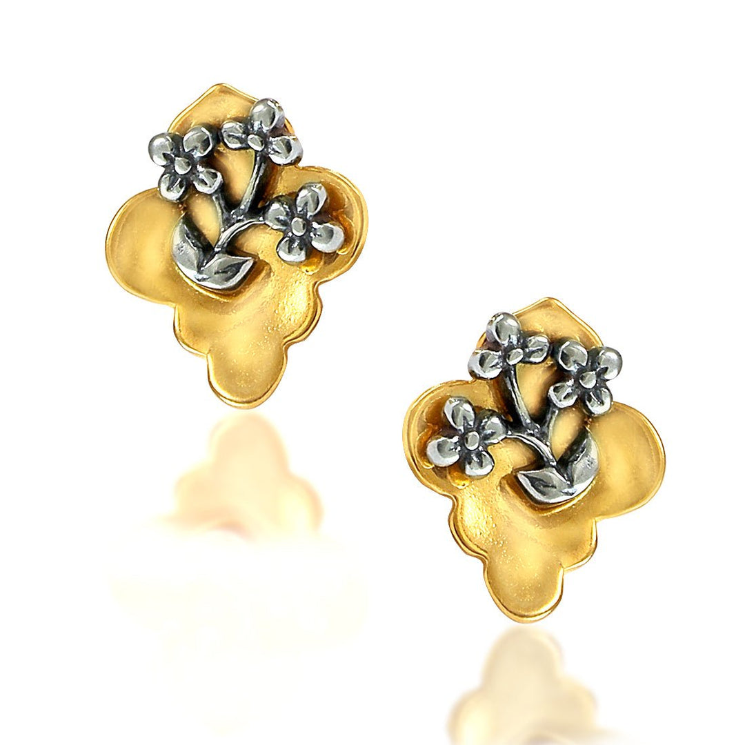 Taraash 925 Sterling Silver Floral Studs | Stud | Earrings For Women - Taraash