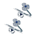 Load image into Gallery viewer, Taraash 925 Sterling Silver Floral Toe Ring For Women - Taraash