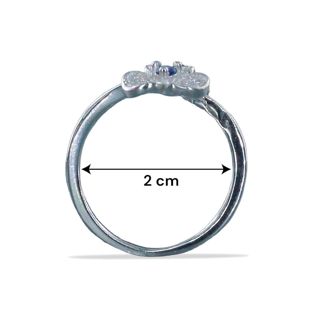 Taraash 925 Sterling Silver Floral Toe Ring For Women - Taraash