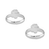 Taraash 925 Sterling Silver Floral Toe Ring For Women - Taraash