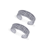 Taraash 925 Sterling Silver Floral Toe Ring For Women LR1166A - Taraash