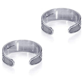 Taraash 925 Sterling Silver Floral Toe Ring For Women LR1166A - Taraash
