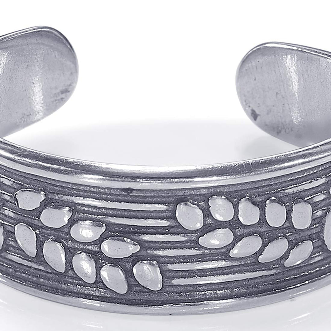 Taraash 925 Sterling Silver Floral Toe Ring For Women LR1166A - Taraash