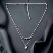 Taraash 925 Sterling Silver Flower Pendant Chain for Women - Taraash