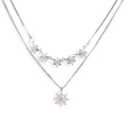 Taraash 925 Sterling Silver Flower Pendant Chain for Women - Taraash