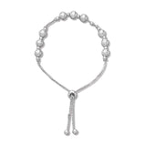 Taraash 925 Sterling Silver Frosted Ball Bracelet For Women BR2032S - Taraash