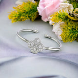 Taraash 925 Sterling Silver Fully CZ Bangle For Women - Taraash