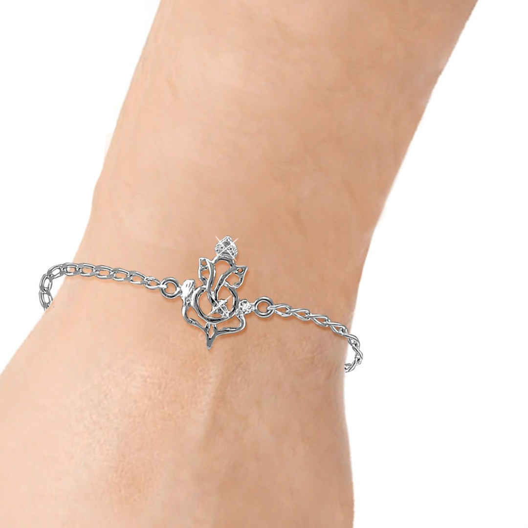 Taraash 925 Sterling Silver Ganesha Rakhi For Brother Gift - Taraash