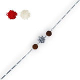 Taraash 925 Sterling Silver Ganpati Rakhi Gift For Brother - Taraash