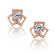 Taraash 925 Sterling silver Gold Plated Cz Earrings | Stud For Women | Stud - Taraash