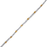 Taraash 925 Sterling Silver Gold Plated Silver Balls Bracelet For Women BR1840G - Taraash