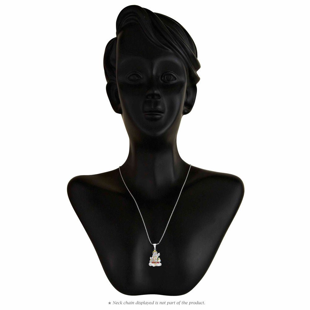 Taraash 925 Sterling Silver Hanuman Pendant For Men Silver - PD1545S - Taraash