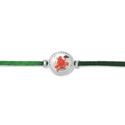 Taraash 925 Sterling Silver Hanuman Printed Rakhi For Brother - Taraash