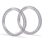 Load image into Gallery viewer, Taraash 925 Sterling Silver Hear Design CZ Bangle For Women - Taraash
