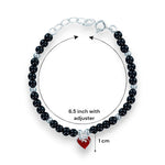 Load image into Gallery viewer, Taraash 925 Sterling Silver Heart Anklet For Babies - Taraash
