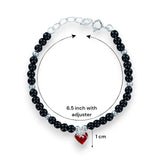 Taraash 925 Sterling Silver Heart Anklet For Babies - Taraash