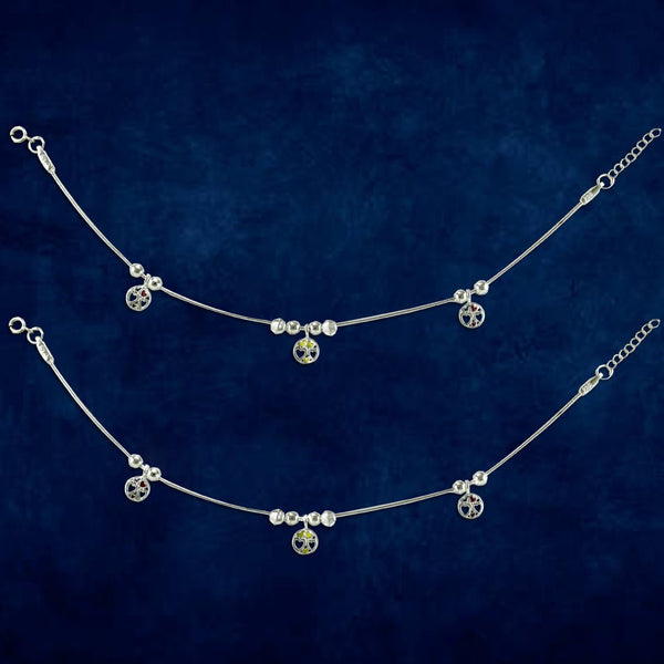 Taraash 925 Sterling Silver Heart Anklets For Kids - Taraash