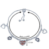 Taraash 925 Sterling Silver Heart Chain Bracelet For Women - Taraash