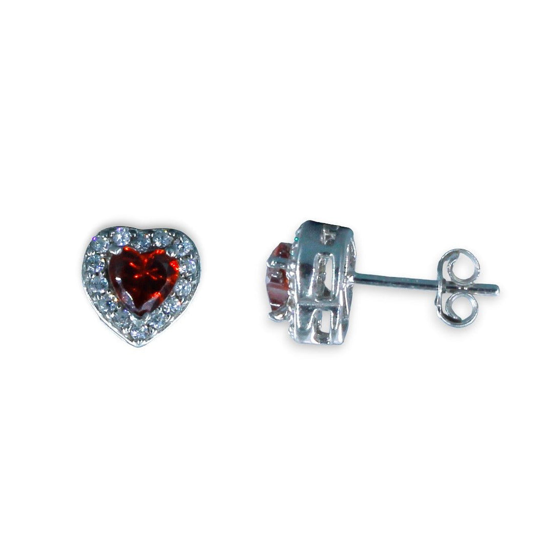 Taraash 925 Sterling Silver Heart CZ Jewellery Sets For Women - Taraash