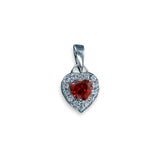 Taraash 925 Sterling Silver Heart CZ Pendant Chain For Women - Taraash