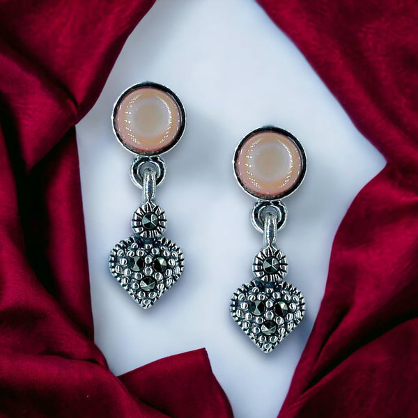 Taraash 925 Sterling Silver Heart Earrings For Women - Taraash